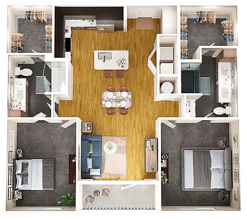 Floor plan Midtown