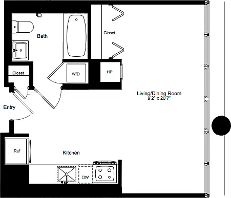 Floor plan Studio C 5