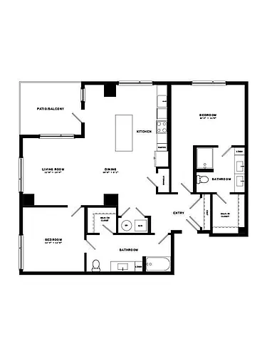 Floor plan B1.1-II