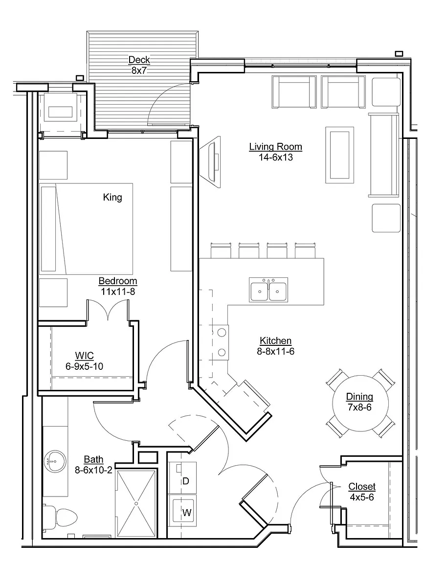 Floor plan 1C