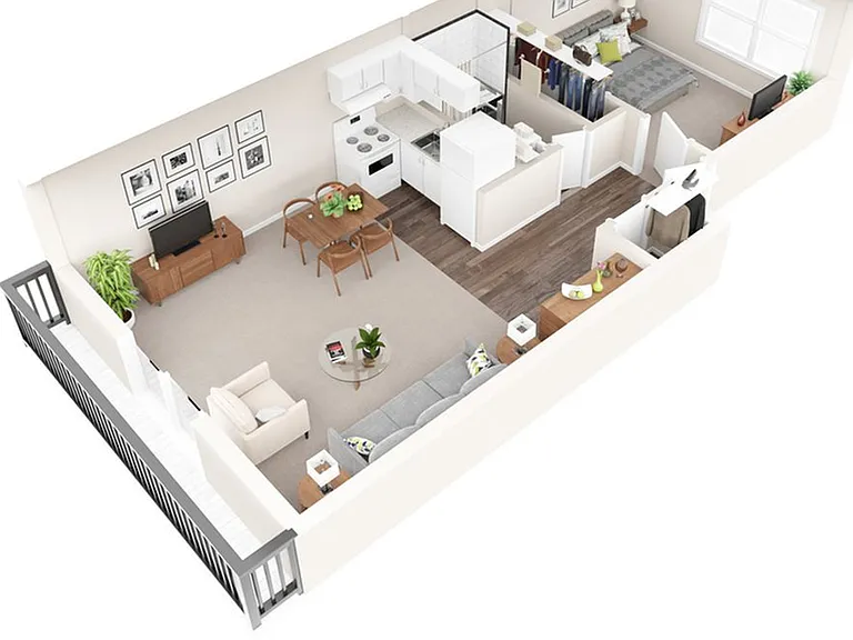 3D Floor Plan Fairmount 3D Floor Plan Fairmount