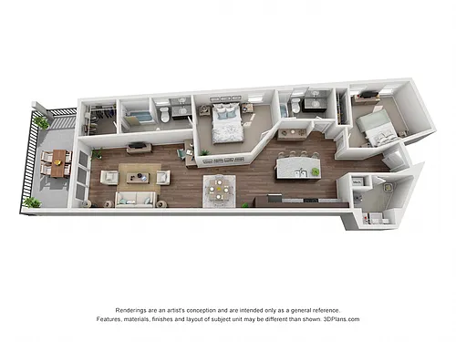 Floor plan Violet