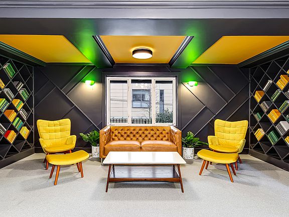 Resident social lounge area