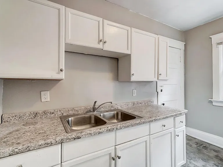Kitchen counters and cabinets