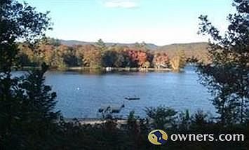 view of stinson lake from condo