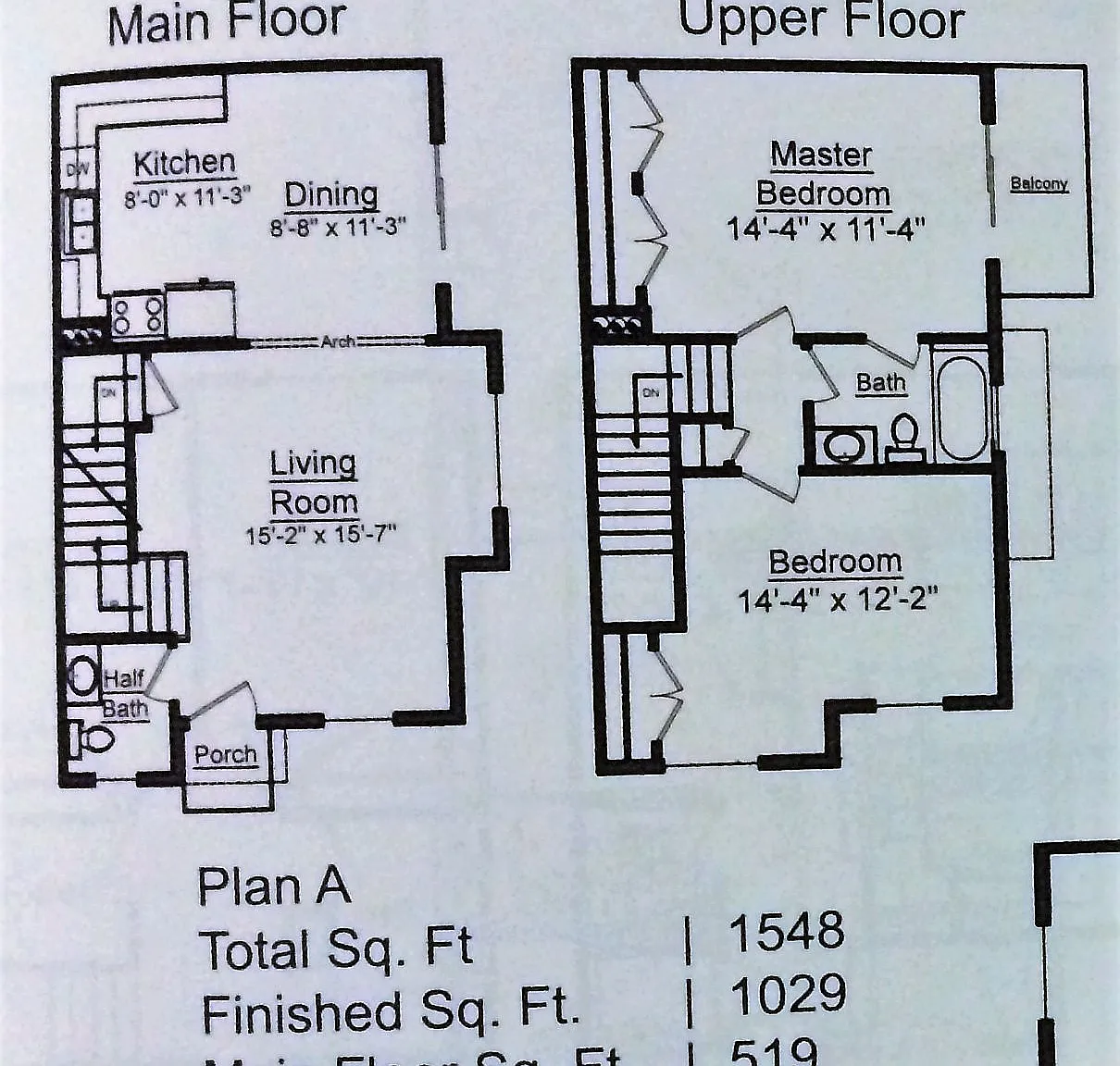 2 bed, 1.5 bath, 1029 sqft, $1,375 — Photo 2