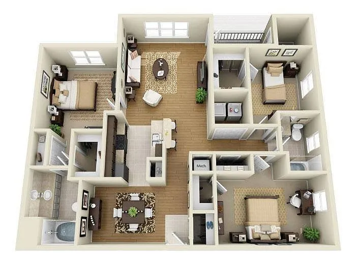 Floor plan 3X2
