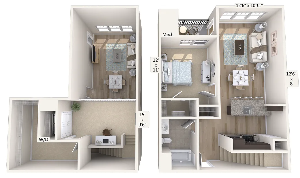 Floor plan A1L-1058sq-Stainless-5419