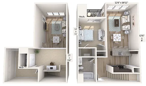 Floor plan A1L-1058sq-Stainless-5419