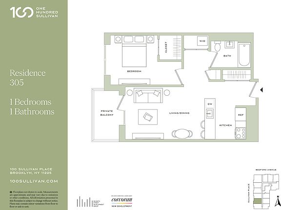 2nd image of 100 Sullivan Pl #305