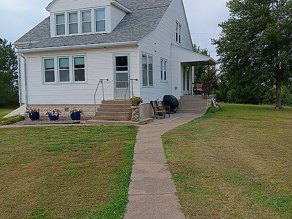 north and east side of house