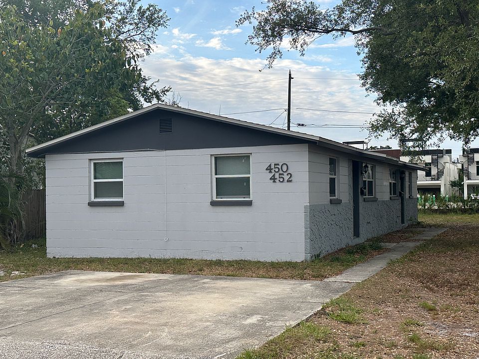 Front of Duplex w/ off street Parking