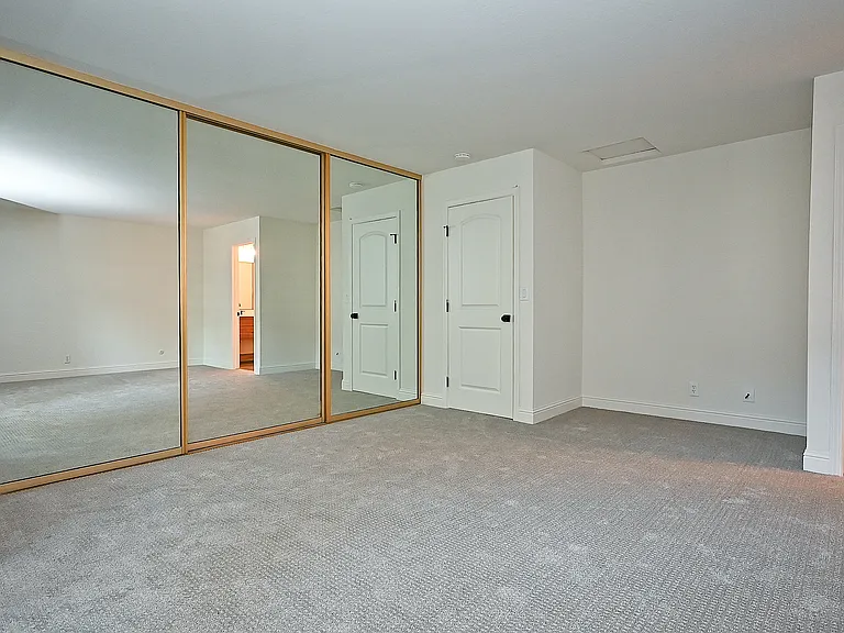 Primary bedroom with ample closet space