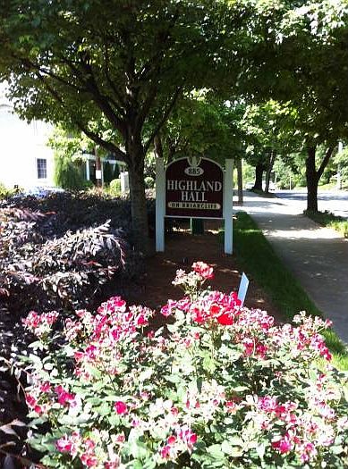 Highland Hall Entrance