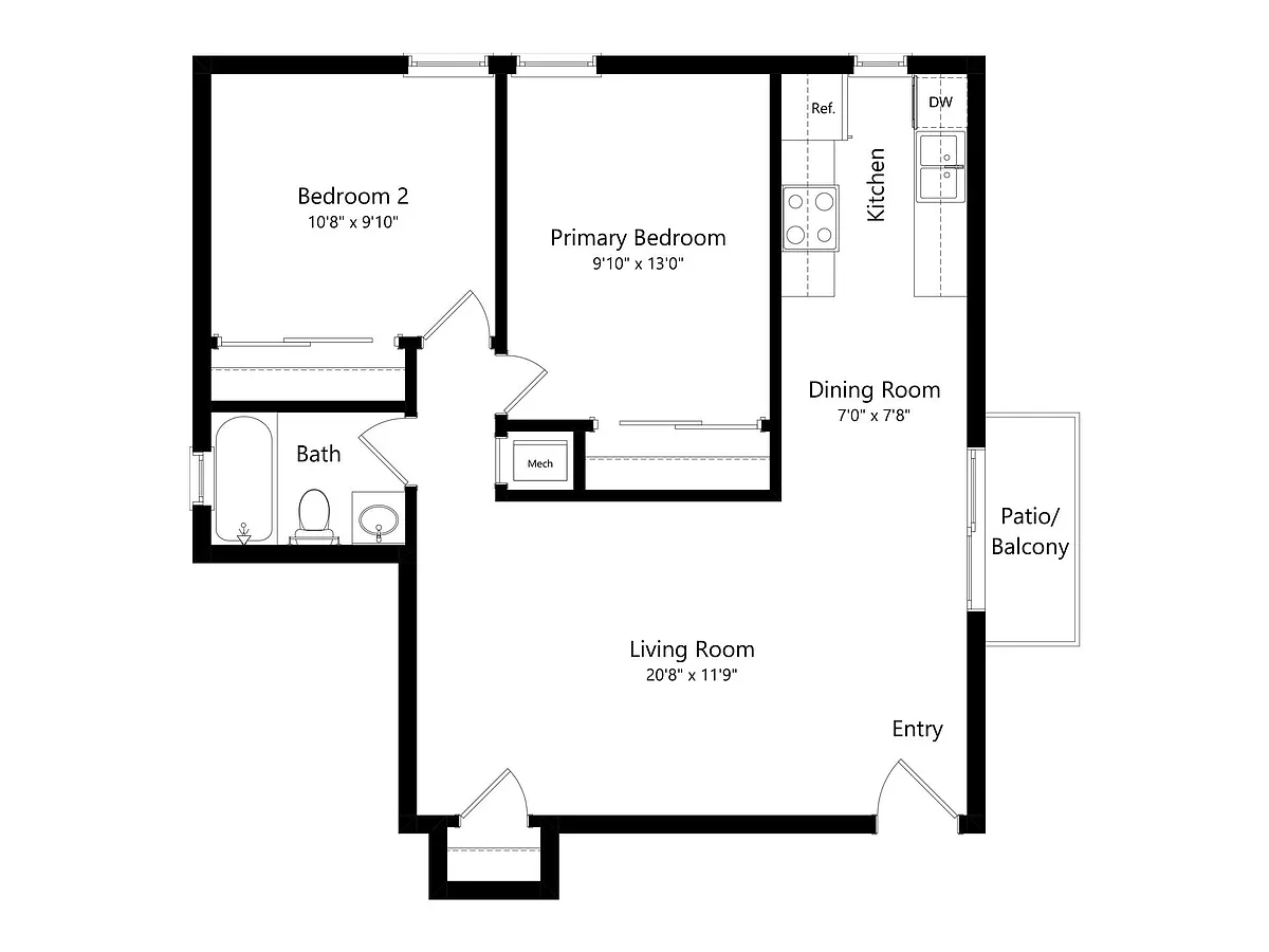 Floor plan Kingsmen