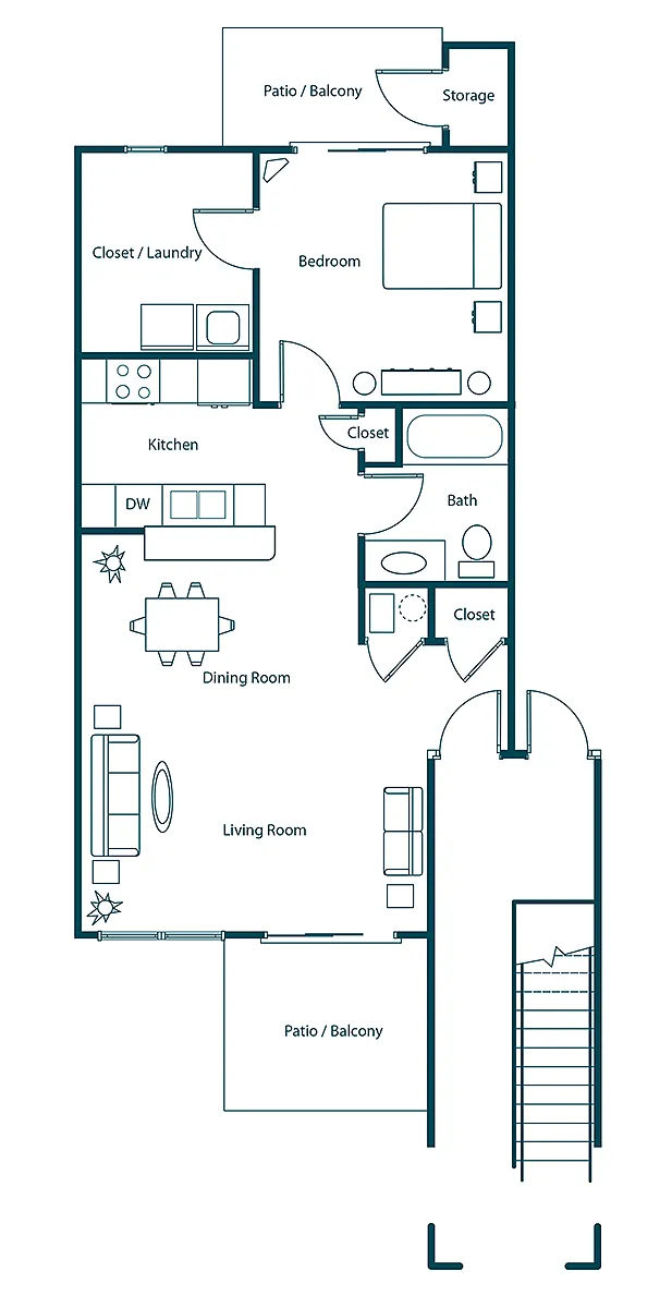 Floor plan 1/1