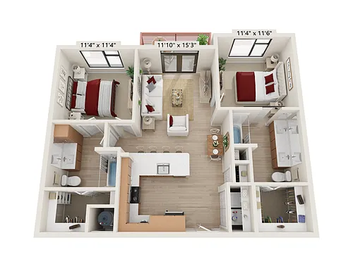 Floor plan B1-1