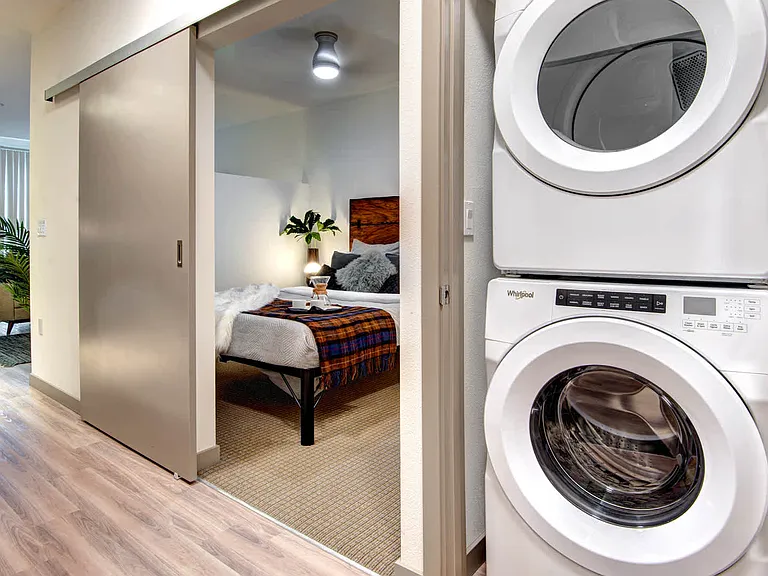 Bedroom and In-home Washer and Dryer