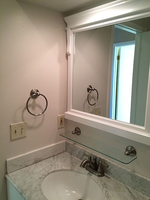Newly upgraded luxury marble bathroom