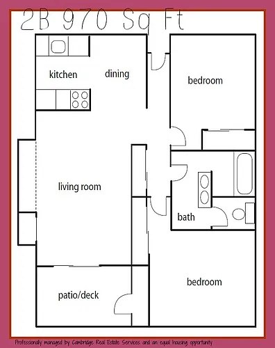 Floor plan 2BWD