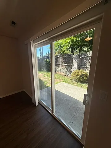 Living Area to L shape backyard