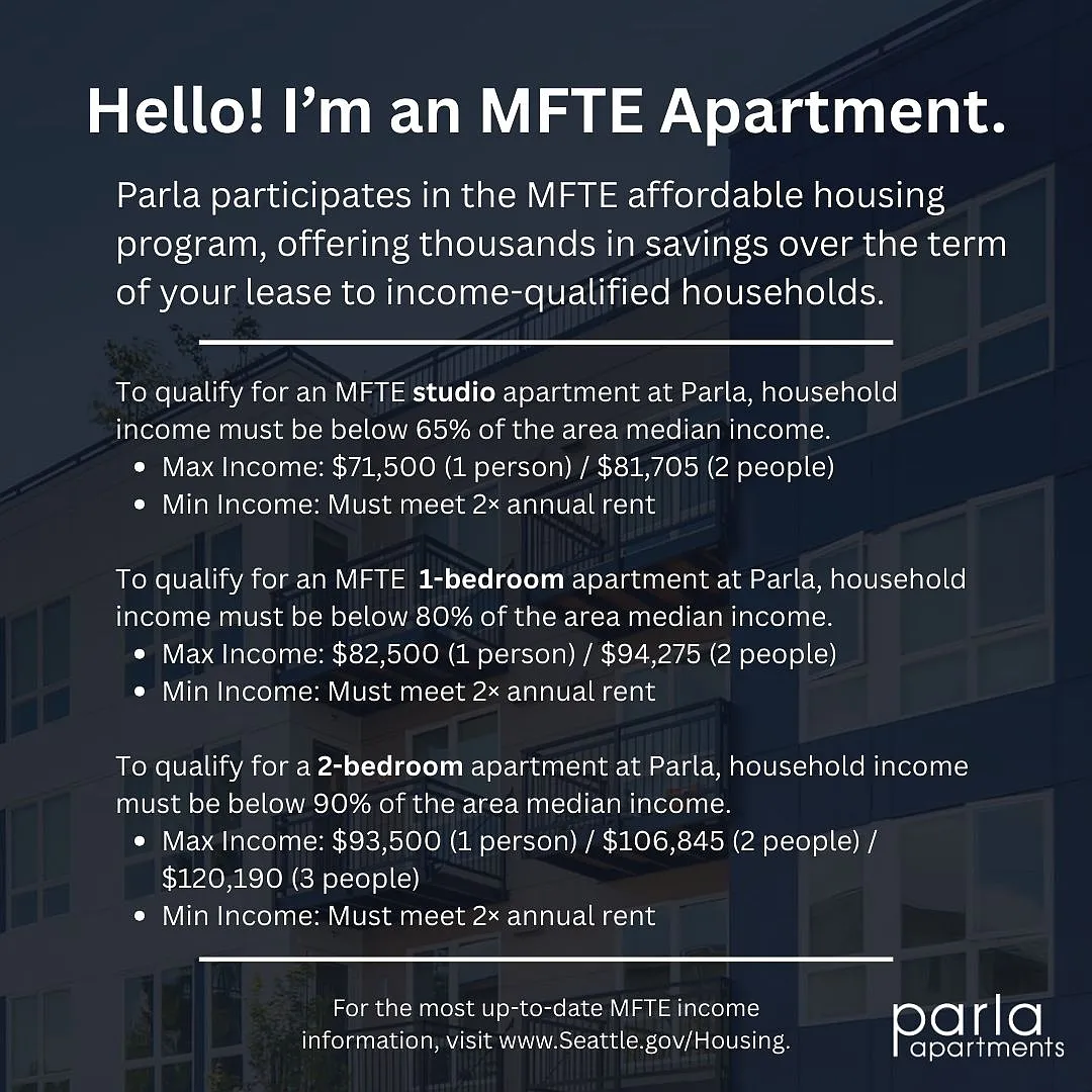 Floor plan 1 Bedroom 1 Bath D MFTE