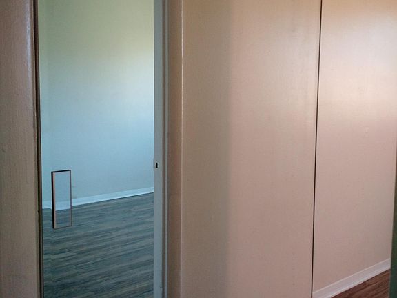 Hallway with extra closet space