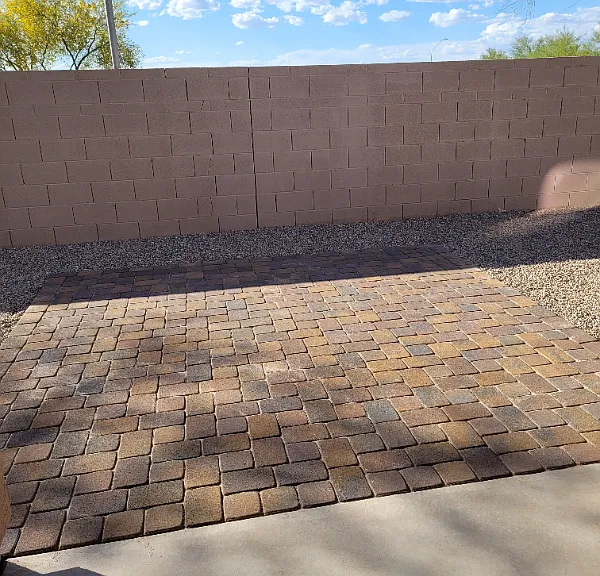 Back yard.