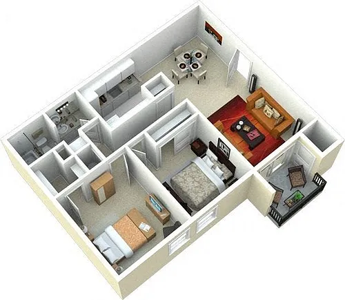 Floor plan The Joli - Renovated