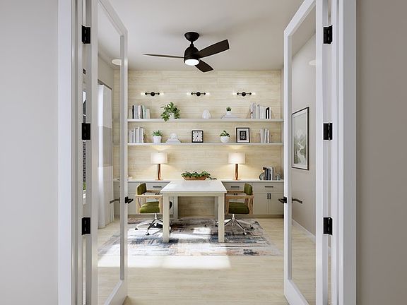 The Beeville - Optional Enclosed Study