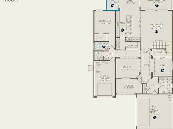 Starwood Floor Plan, Quick Move-in Home, Floor 1
