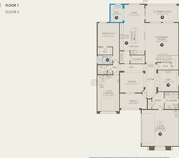 Starwood Floor Plan, Quick Move-in Home, Floor 1