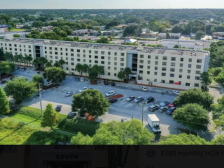 Top view of the building