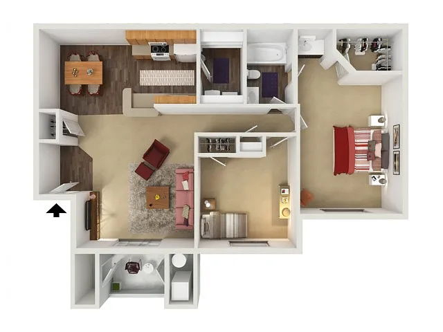 Floor plan Pincon
