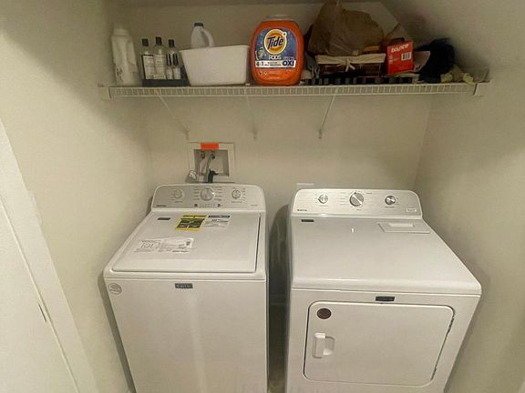 Washer and dryer in 1st level