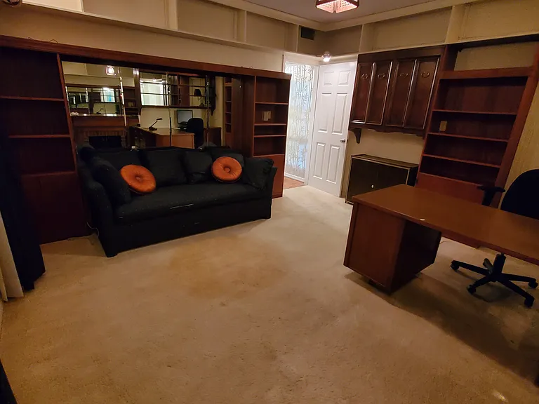 Office/3rd bedroom with queen sleeper sofa and large walk in closet