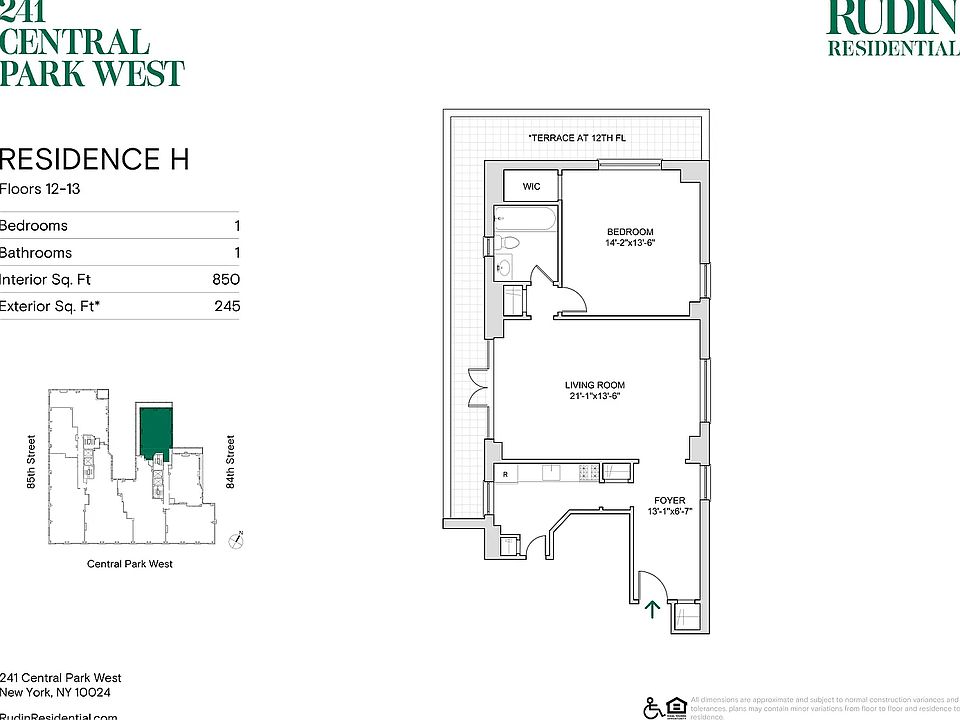 1st image of 241 Central Park W APT 13H