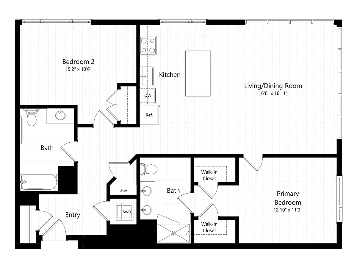 Floor plan B121