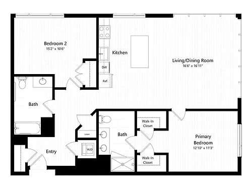 Floor plan B121