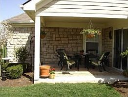 Private relaxing patio