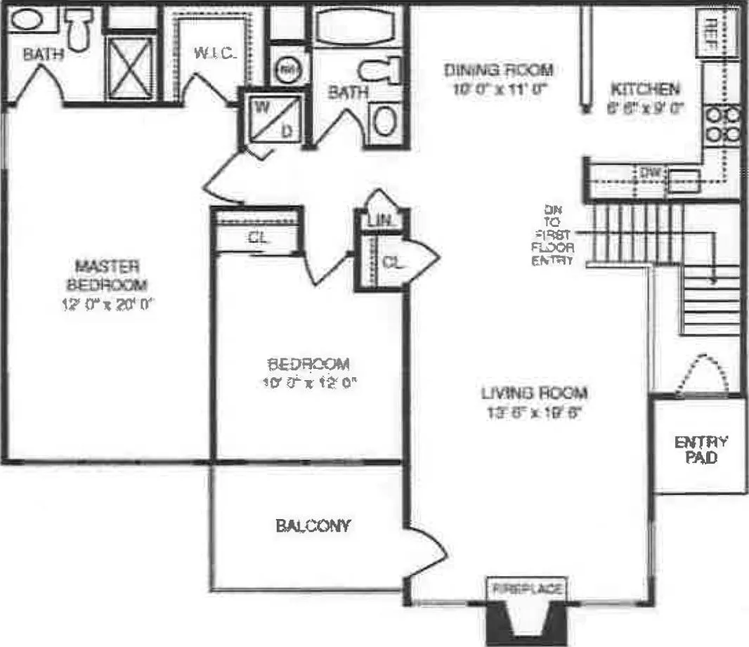 2 bed, 1200 sqft, $2,700 — Photo 1