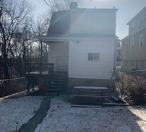 Rear of house.