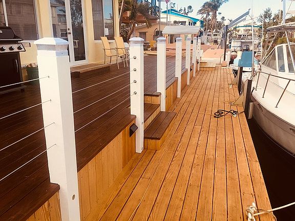 50ft dock on Oceanside Canal