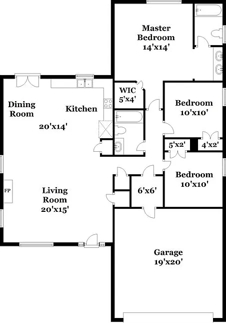 3 bed, 2.0 bath, 1340 sqft, $2,050 — Photo 2