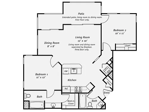 Floor plan B1