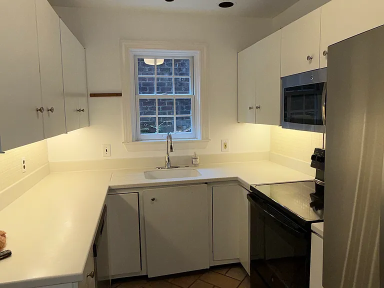 Kitchen which is receiving some updates.