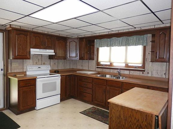 Kitchen with electric range