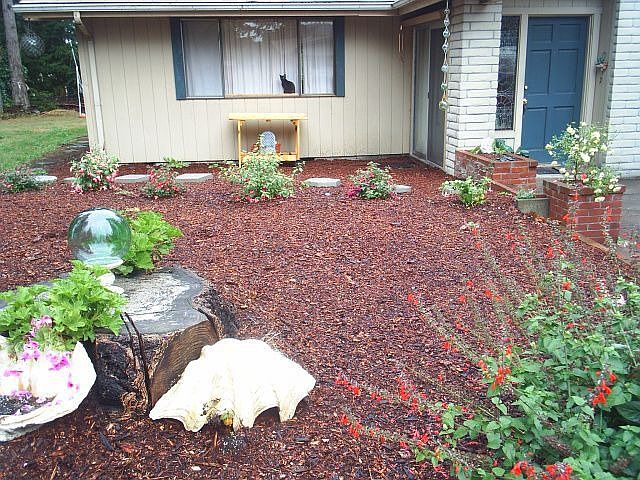 2005 working on front garden