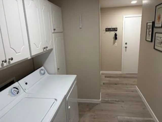laundry room looking towards garage entrance