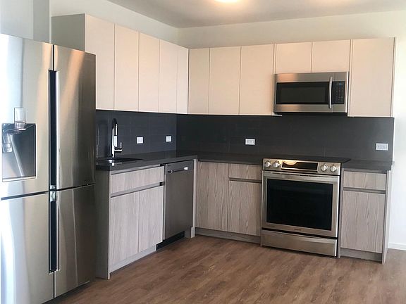 Kitchen with luxury vinyl plank flooring
